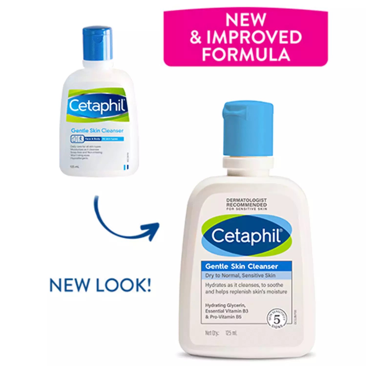 Cetaphil Gentle Skin Cleanser | Dry To Normal Sensitive Skin | 125 Ml - Image 3